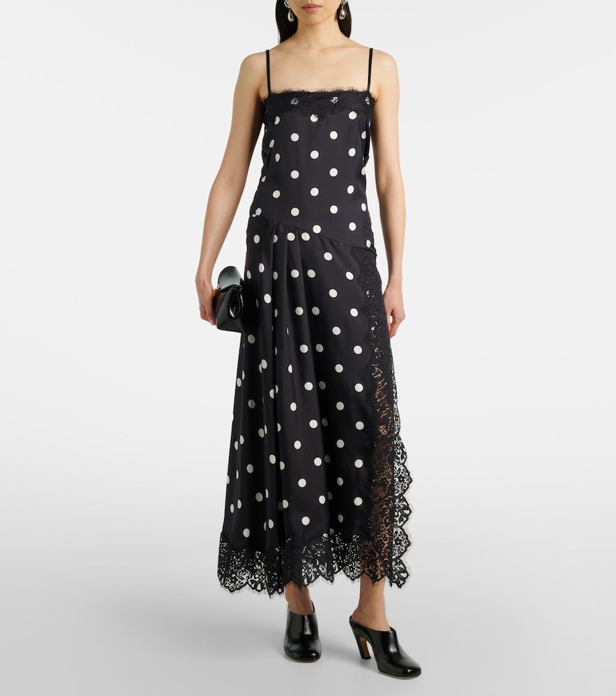 Abito sottoveste Capo in seta a pois - Sportmax - Modalova