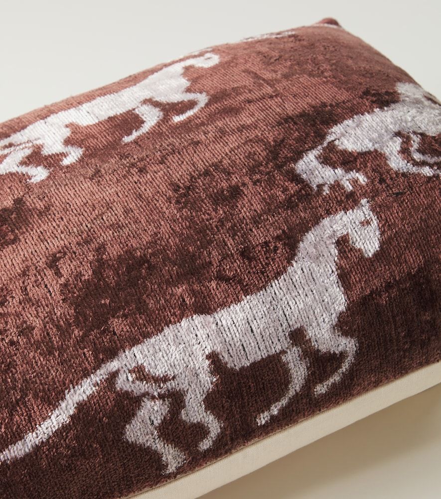 Cuscino in velluto di seta e cotone - Les-Ottomans - Modalova
