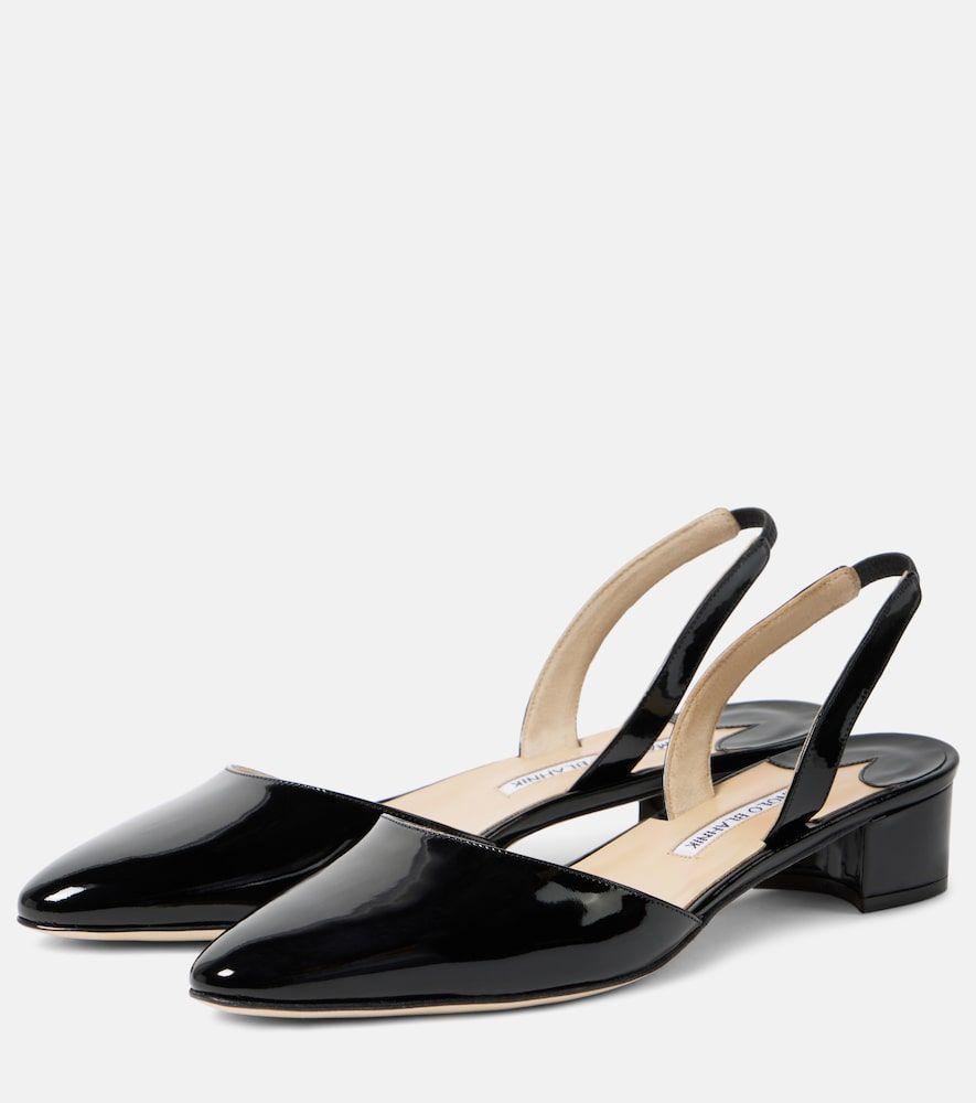 Slingback-Pumps Aspro 30 aus Lackleder - Manolo Blahnik - Modalova