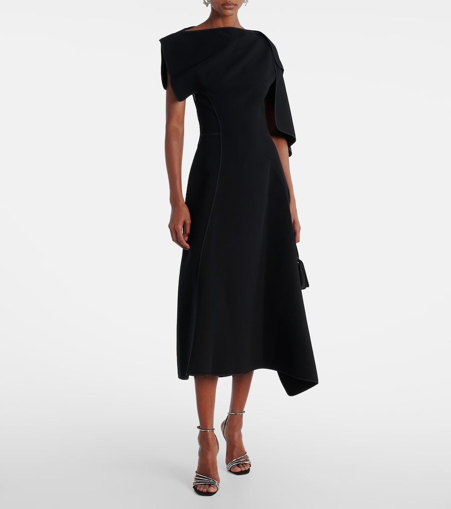 Vestido midi asimétrico Diadem drapeado - Maticevski - Modalova