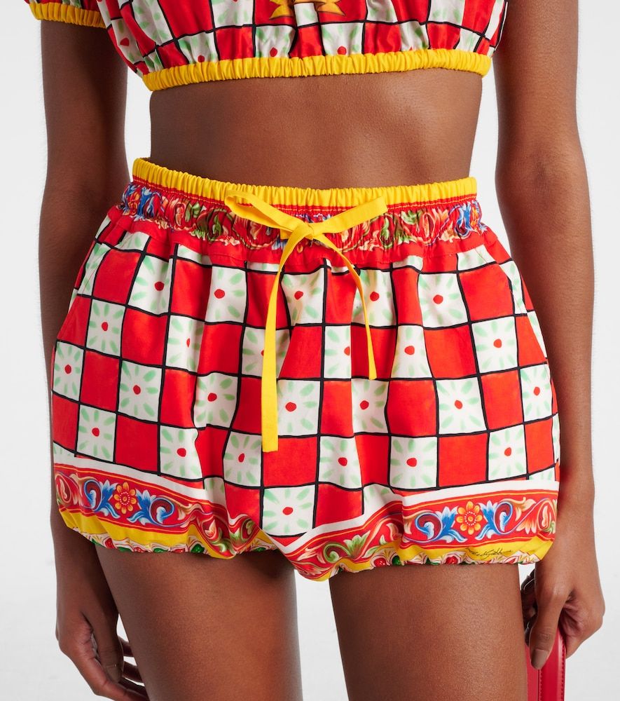 Shorts de algodón estampados - Dolce&Gabbana - Modalova