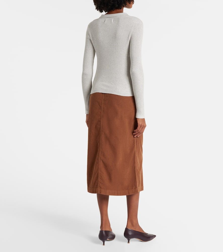 Polo Nikki in cotone e cashmere - Velvet - Modalova