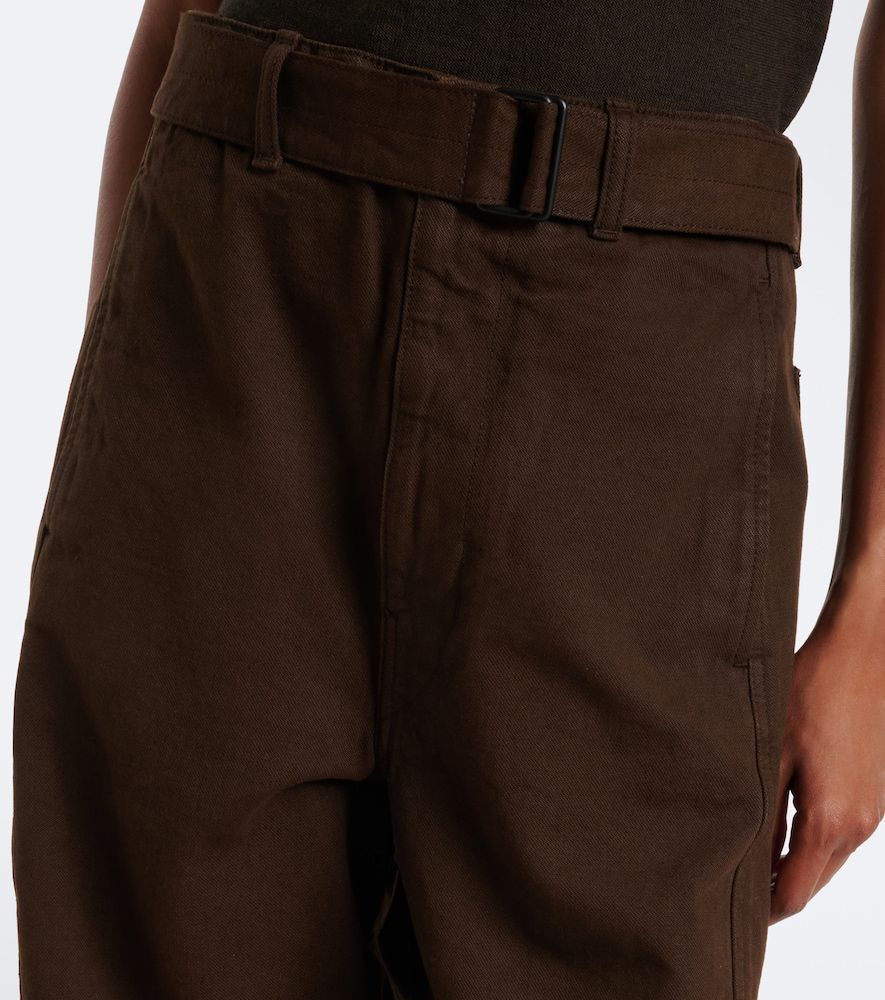 Twisted belted barrel-leg jeans - Lemaire - Modalova