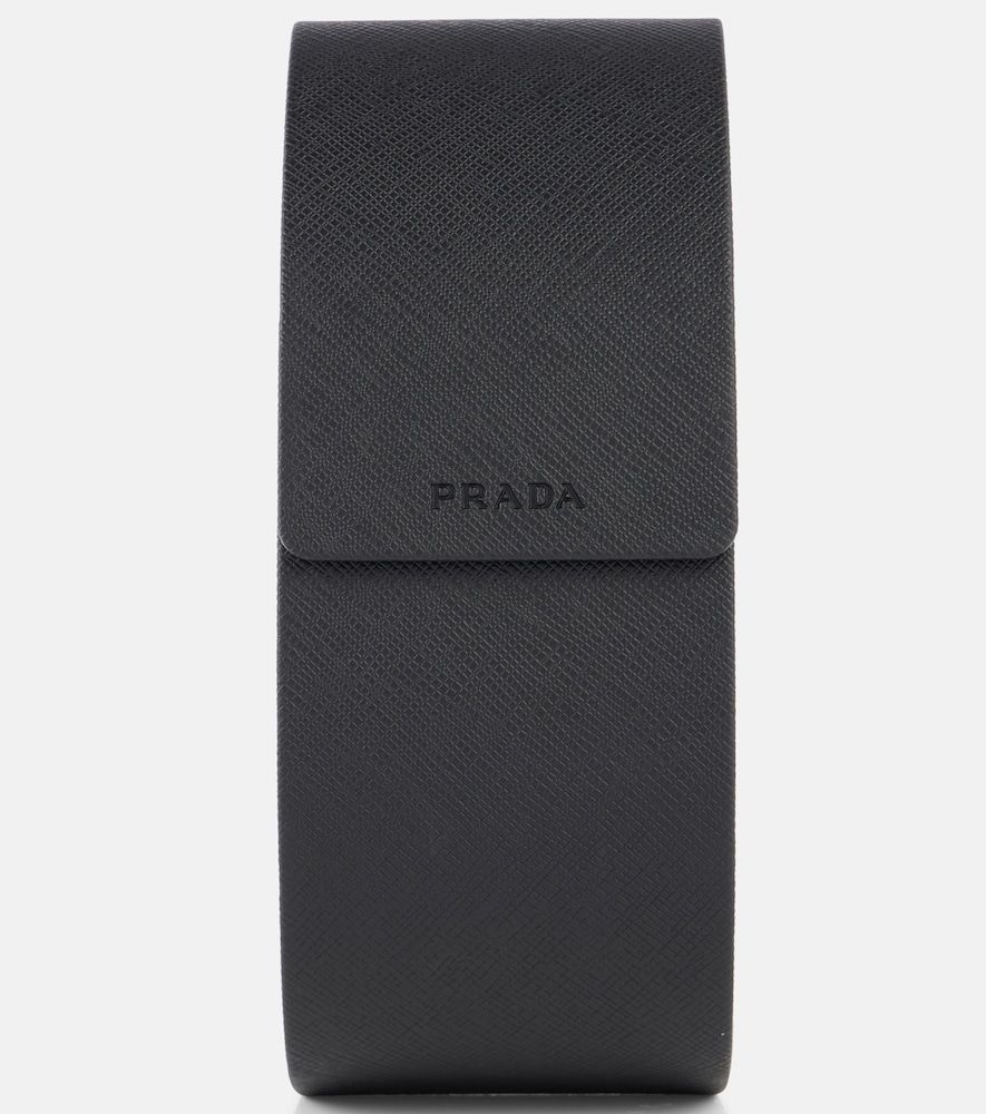 Runde Sonnenbrille Iconic Plaque - Prada - Modalova
