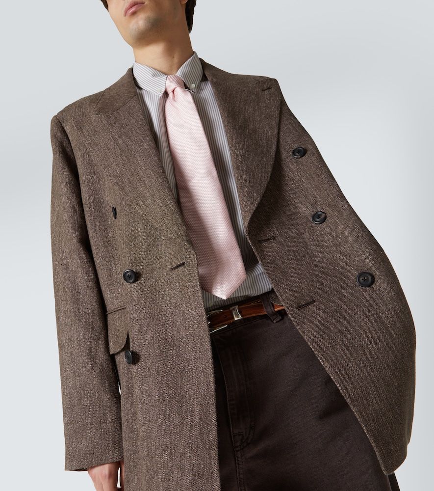 Blazer cruzado Sharp DB de lino y algodón - Our Legacy - Modalova