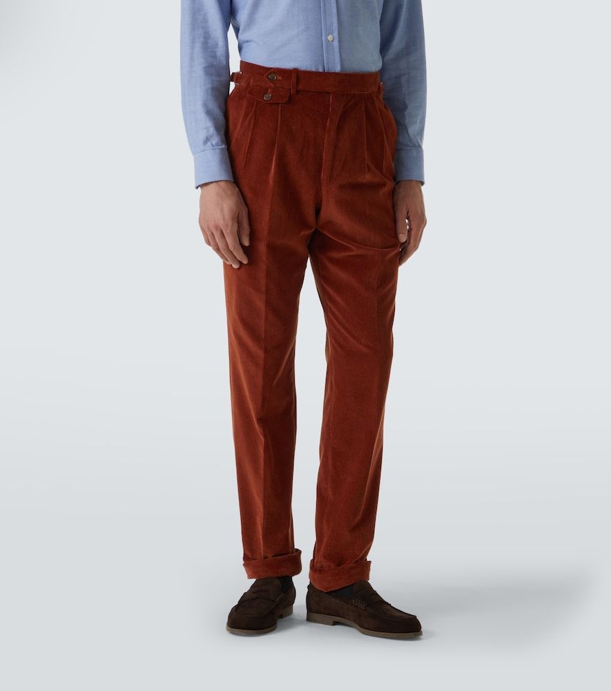 Pantalones de pana de algodón y seda - Dunhill - Modalova