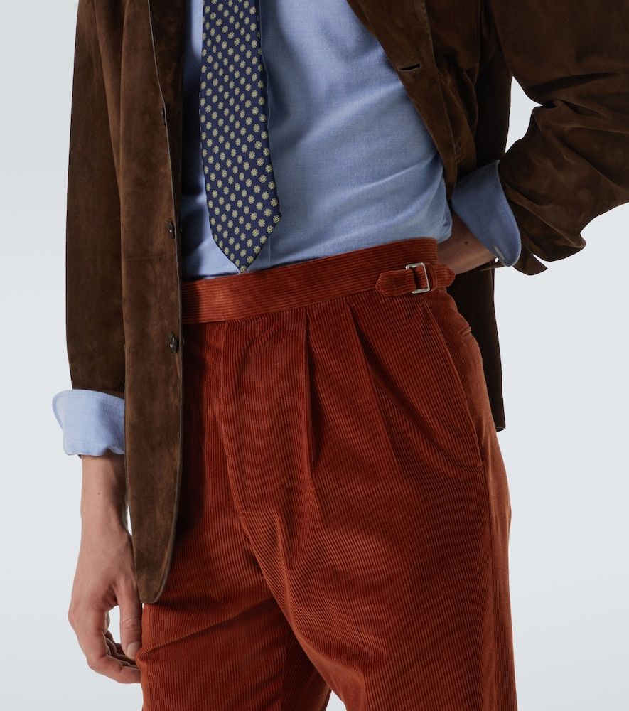 Pantalones de pana de algodón y seda - Dunhill - Modalova