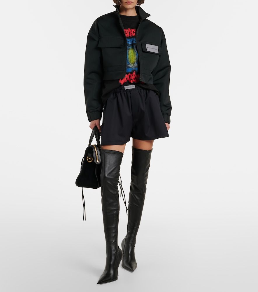 Le City Medium suede top-handle bag - Balenciaga - Modalova