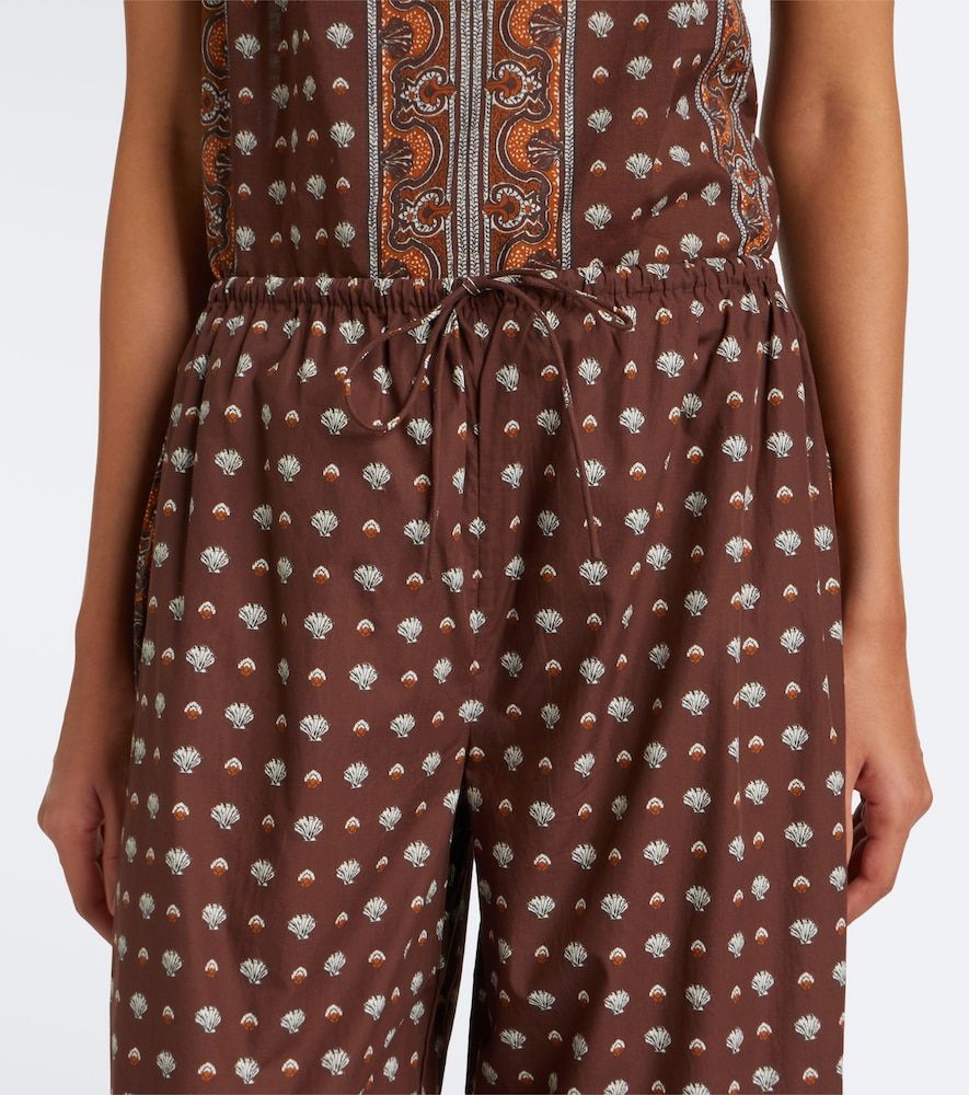 Dôen Pantalones tapered Yarrow de algodón estampados - Doen - Modalova