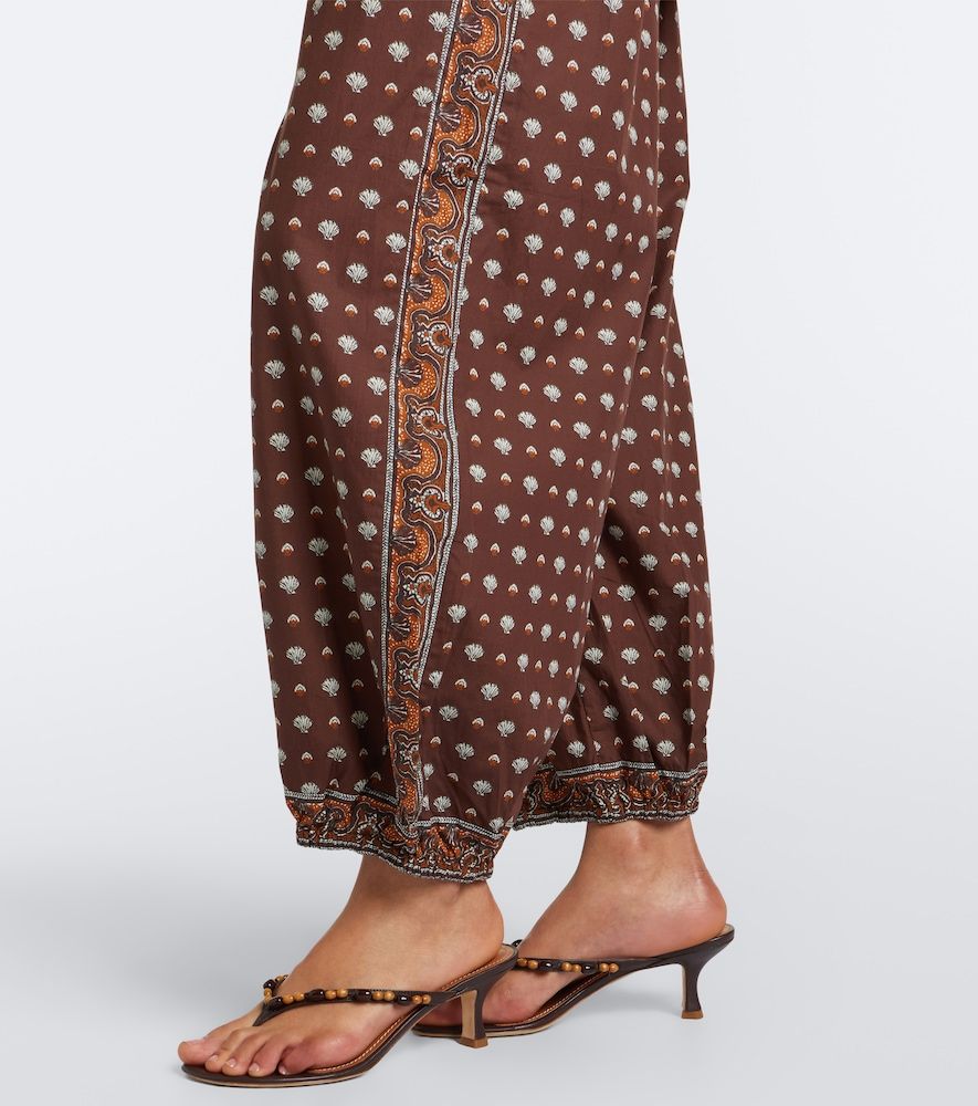 Dôen Pantalones tapered Yarrow de algodón estampados - Doen - Modalova