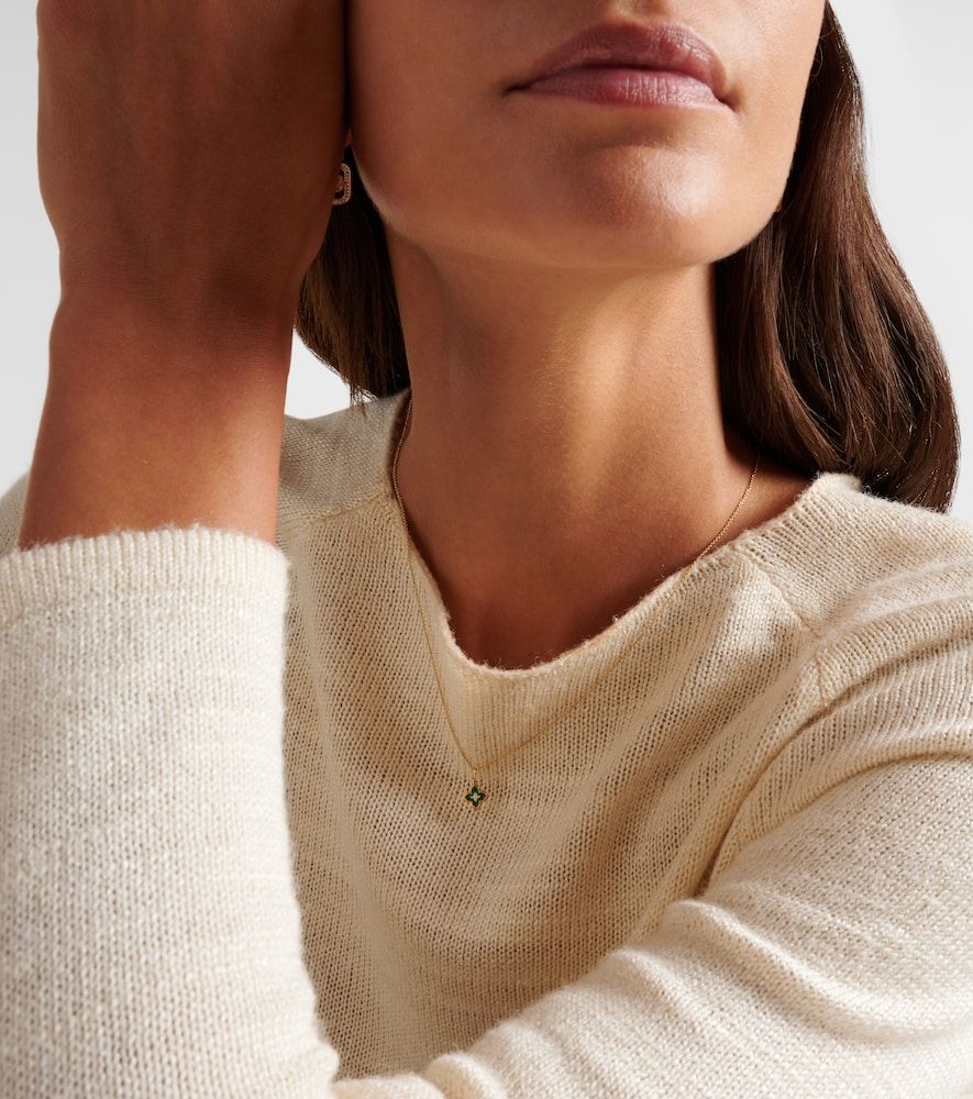 Collar Mini Moroccan en oro de 14 ct con esmalte y diamantes - Sydney Evan - Modalova
