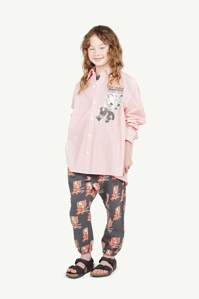 Camisa Wolf de algodón estampada - The Animals Observatory - Modalova