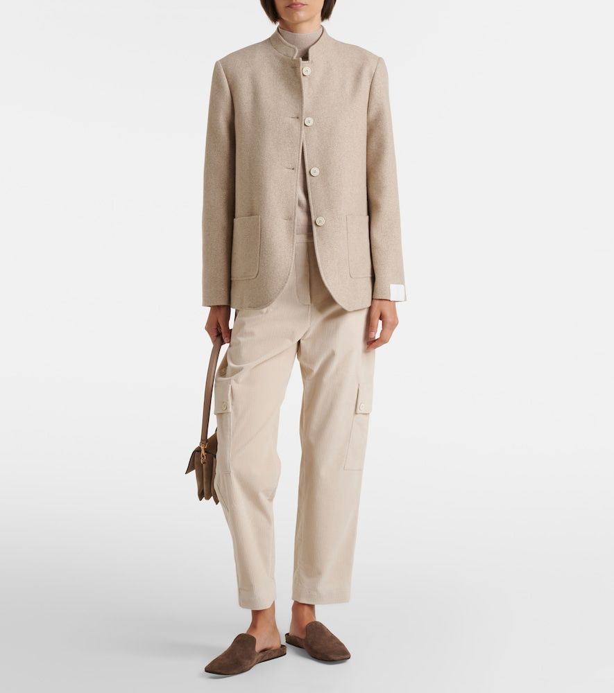 Pantalones tapered de pana de algodón - Eleventy - Modalova