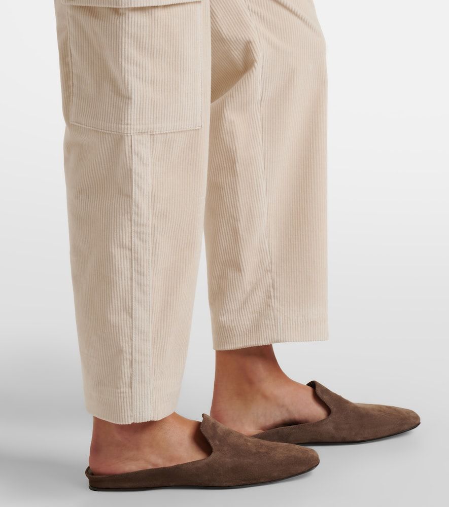 Pantalones tapered de pana de algodón - Eleventy - Modalova