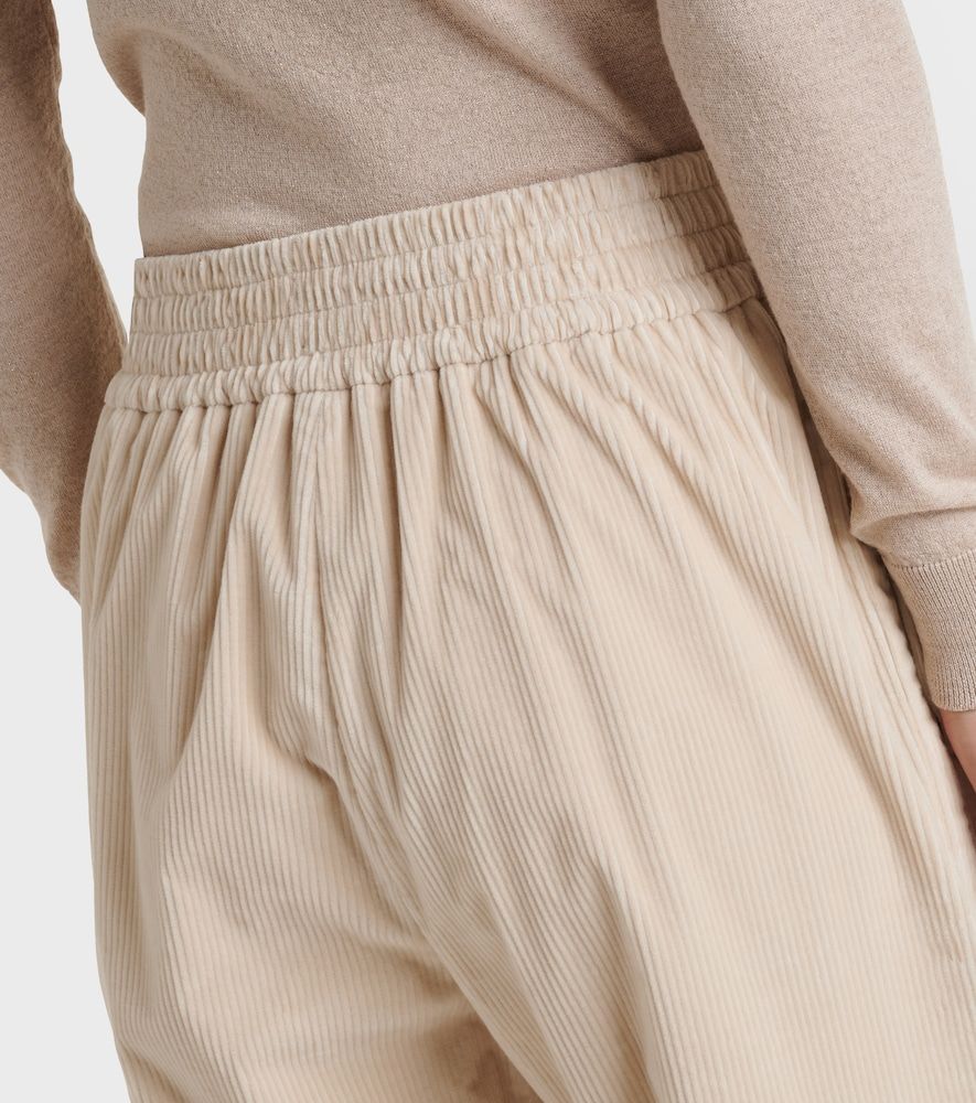 Pantalones tapered de pana de algodón - Eleventy - Modalova