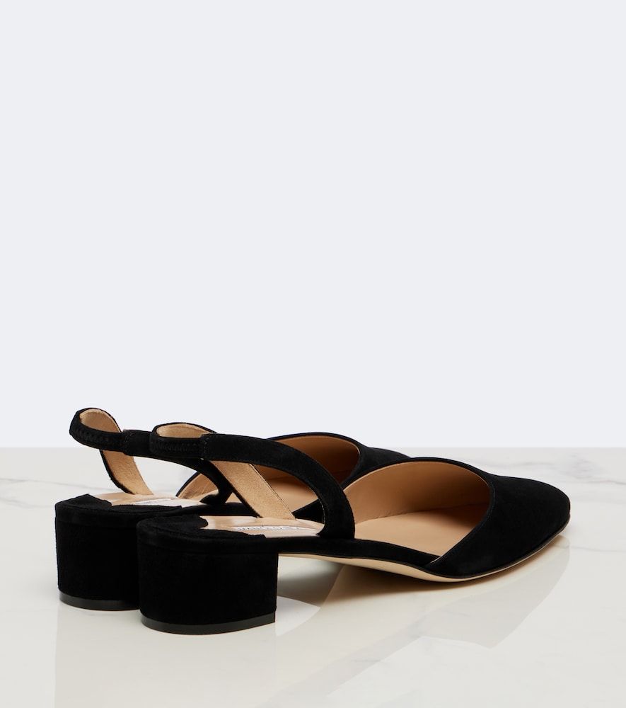 Slingback-Pumps Aspro aus Leder - Manolo Blahnik - Modalova