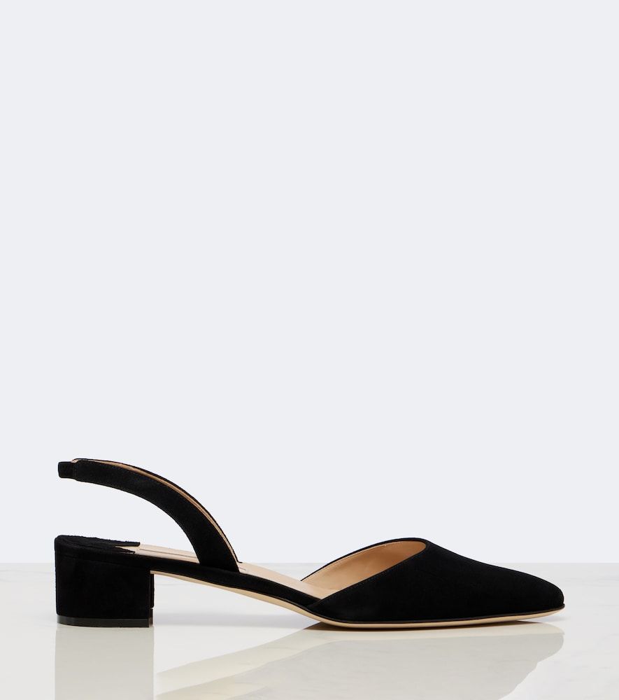Slingback-Pumps Aspro aus Leder - Manolo Blahnik - Modalova