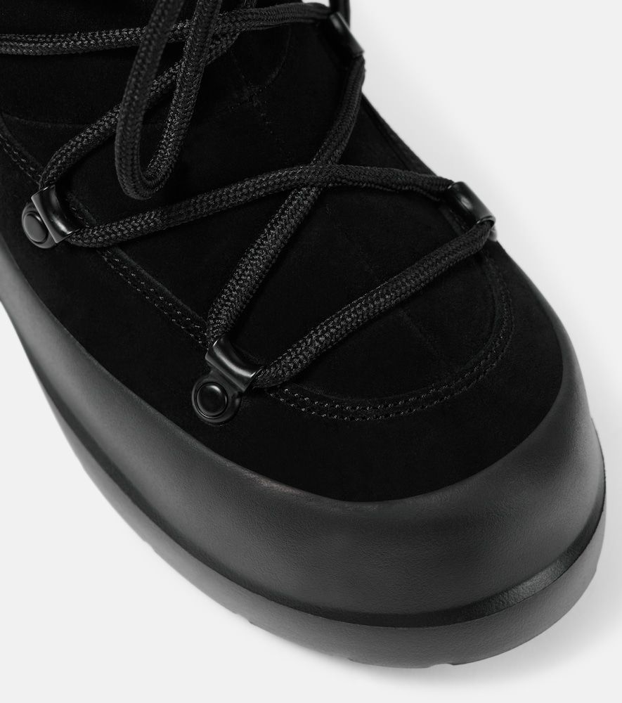 Schneestiefel Luna Low aus Veloursleder - Moon Boot - Modalova