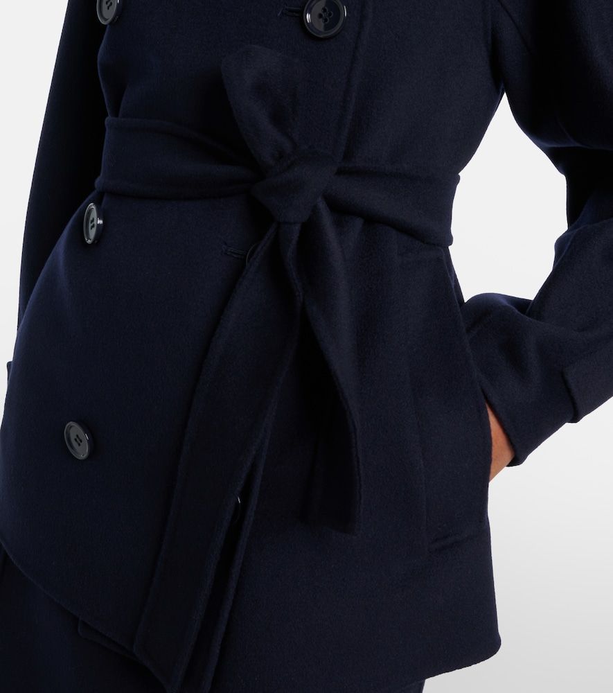 Louise belted double-breasted virgin wool jacket - 'S Max Mara - Modalova