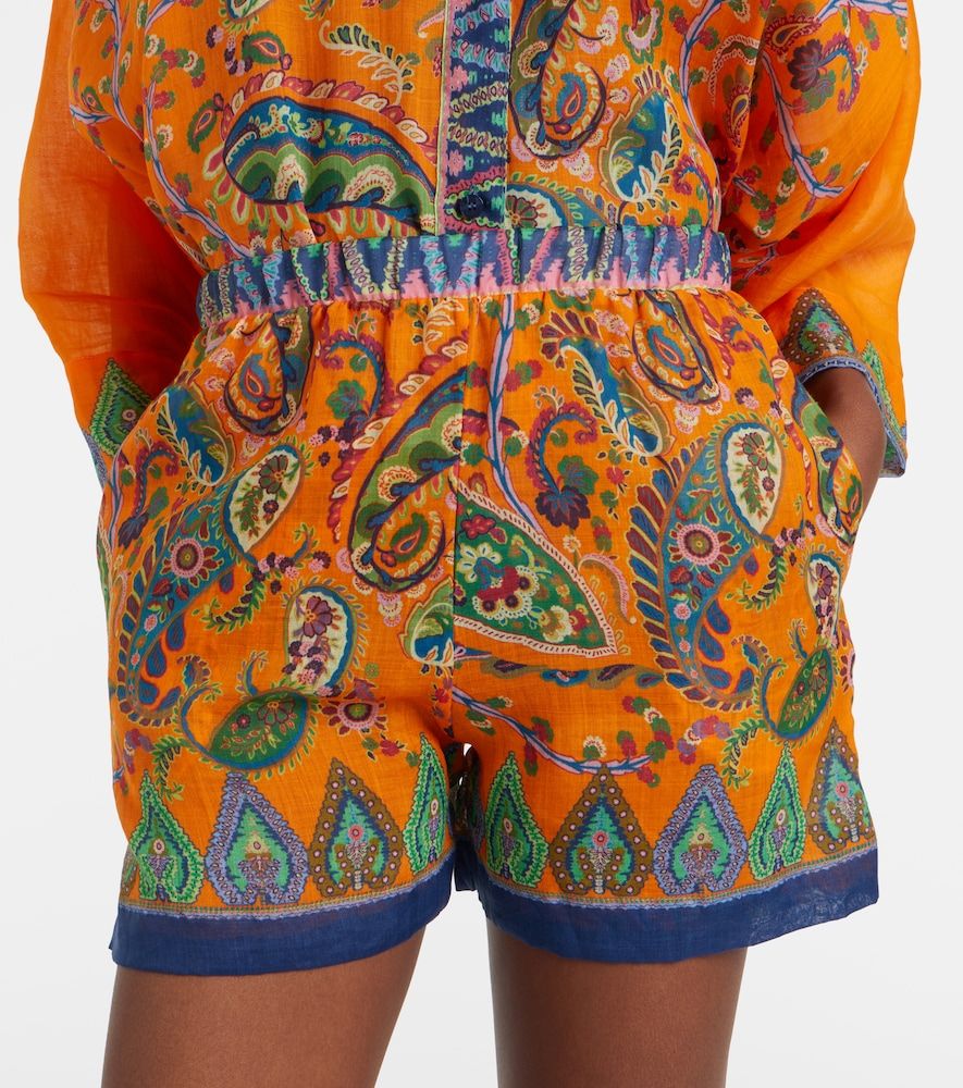 Etro Paisley high-rise shorts - Etro - Modalova