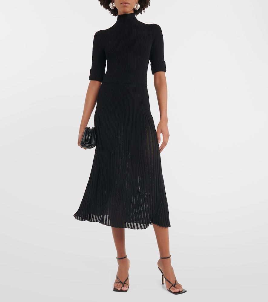 Vestido midi de punto plisado - Dorothee Schumacher - Modalova