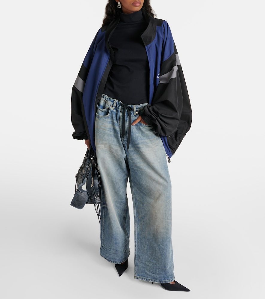 Balenciaga Mid-Rise Wide-Leg Jeans - Balenciaga - Modalova