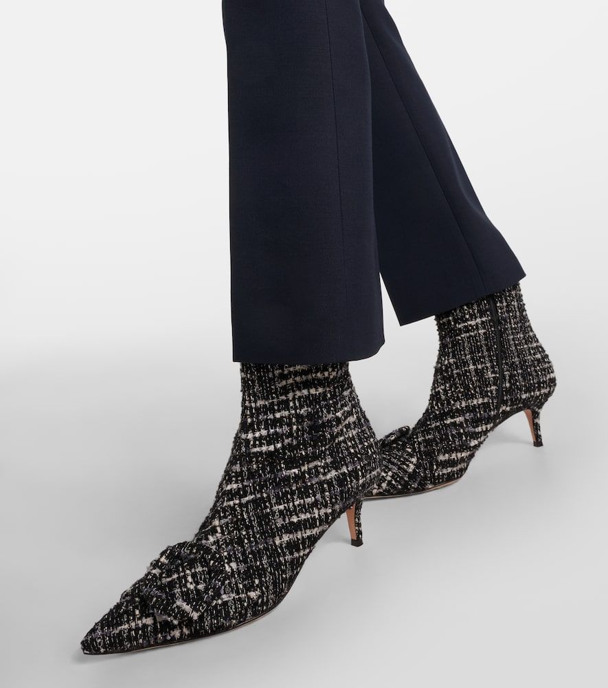 Ankle Boots aus Bouclé - Gianvito Rossi - Modalova