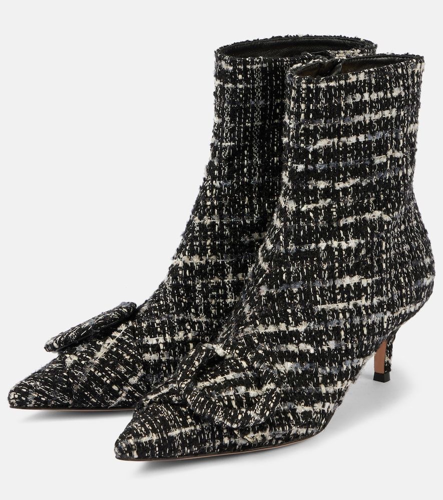 Ankle Boots aus Bouclé - Gianvito Rossi - Modalova