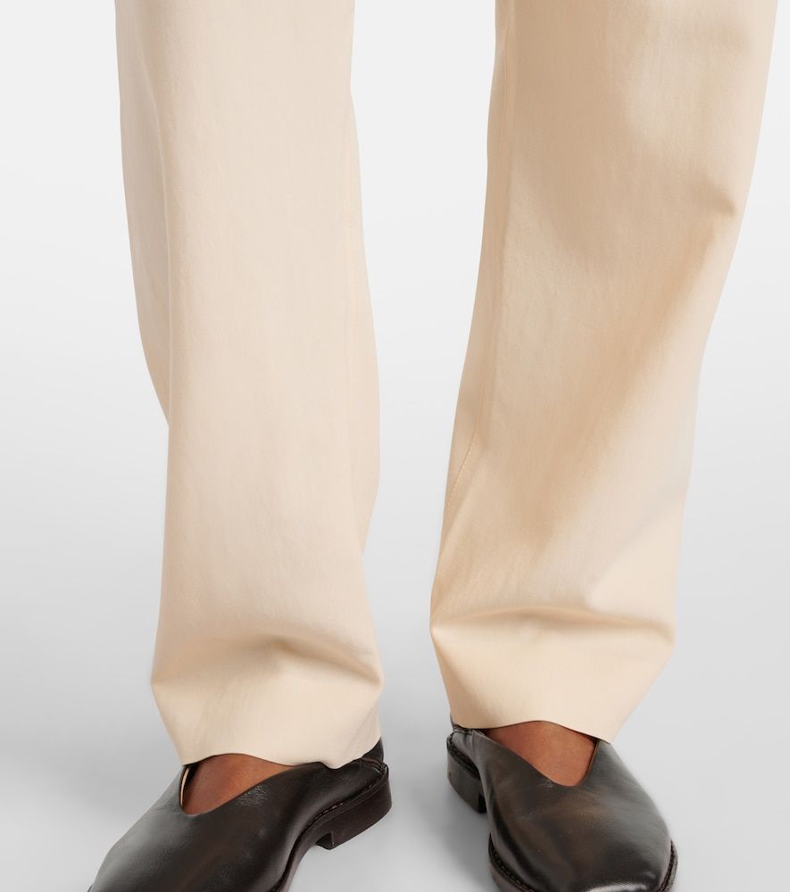 Pantalones tapered de gabardina - Lemaire - Modalova