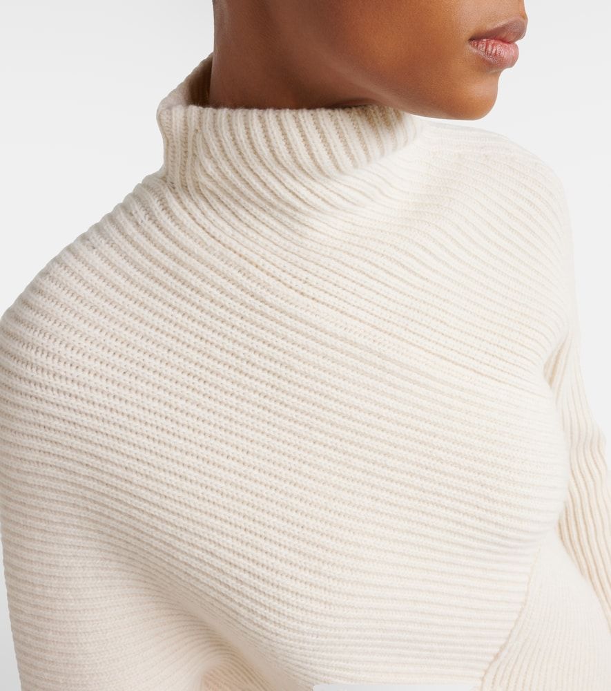 Asymmetric wool and cashmere sweater - Alaia - Modalova