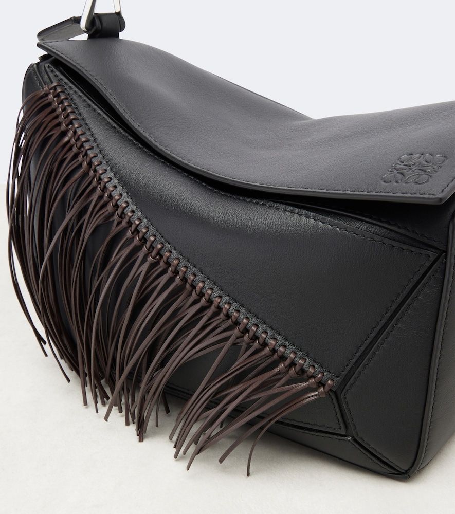 Bolso Puzzle Small de piel con flecos - Loewe - Modalova