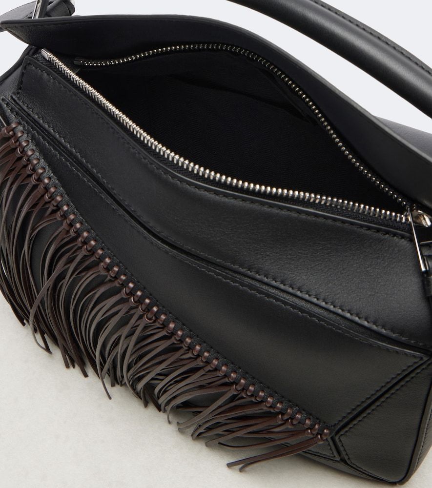 Bolso Puzzle Small de piel con flecos - Loewe - Modalova