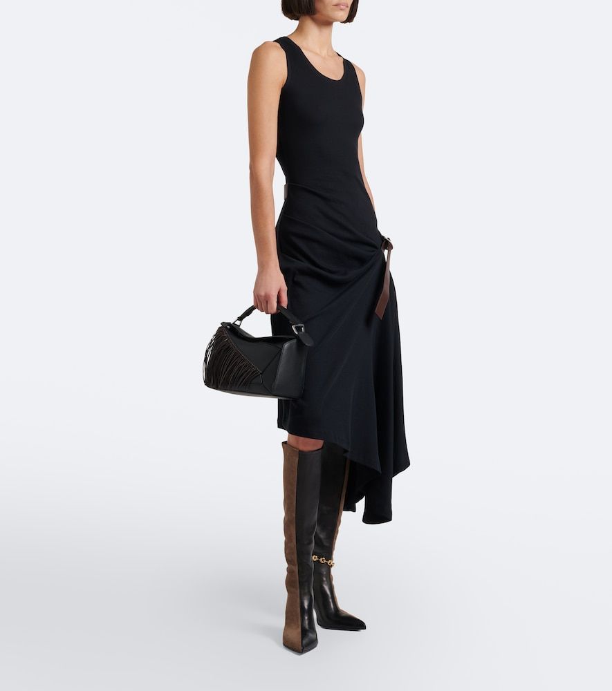 Bolso Puzzle Small de piel con flecos - Loewe - Modalova