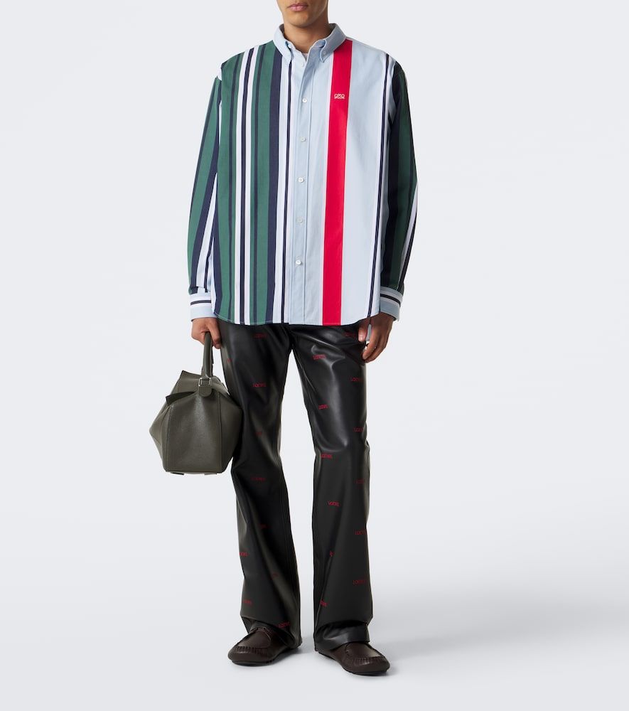 Double L striped cotton twill shirt - Loewe - Modalova