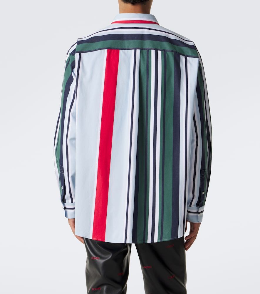 Double L striped cotton twill shirt - Loewe - Modalova