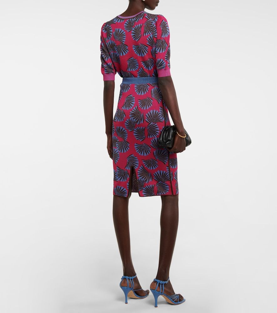 Gonna midi Hazel in maglia jacquard - Diane von Furstenberg - Modalova