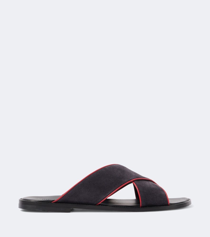 Sandalen Otawi aus Veloursleder - Manolo Blahnik - Modalova