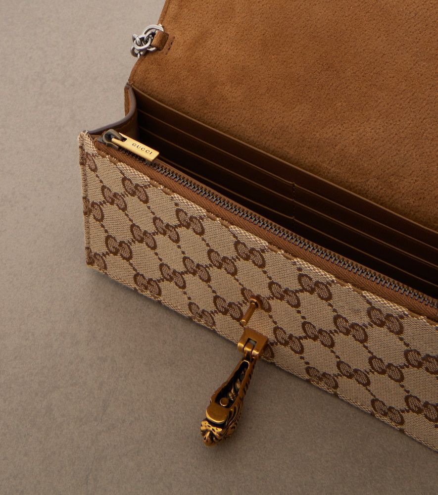 Cartera con cadena Dionysus de lona GG - Gucci - Modalova