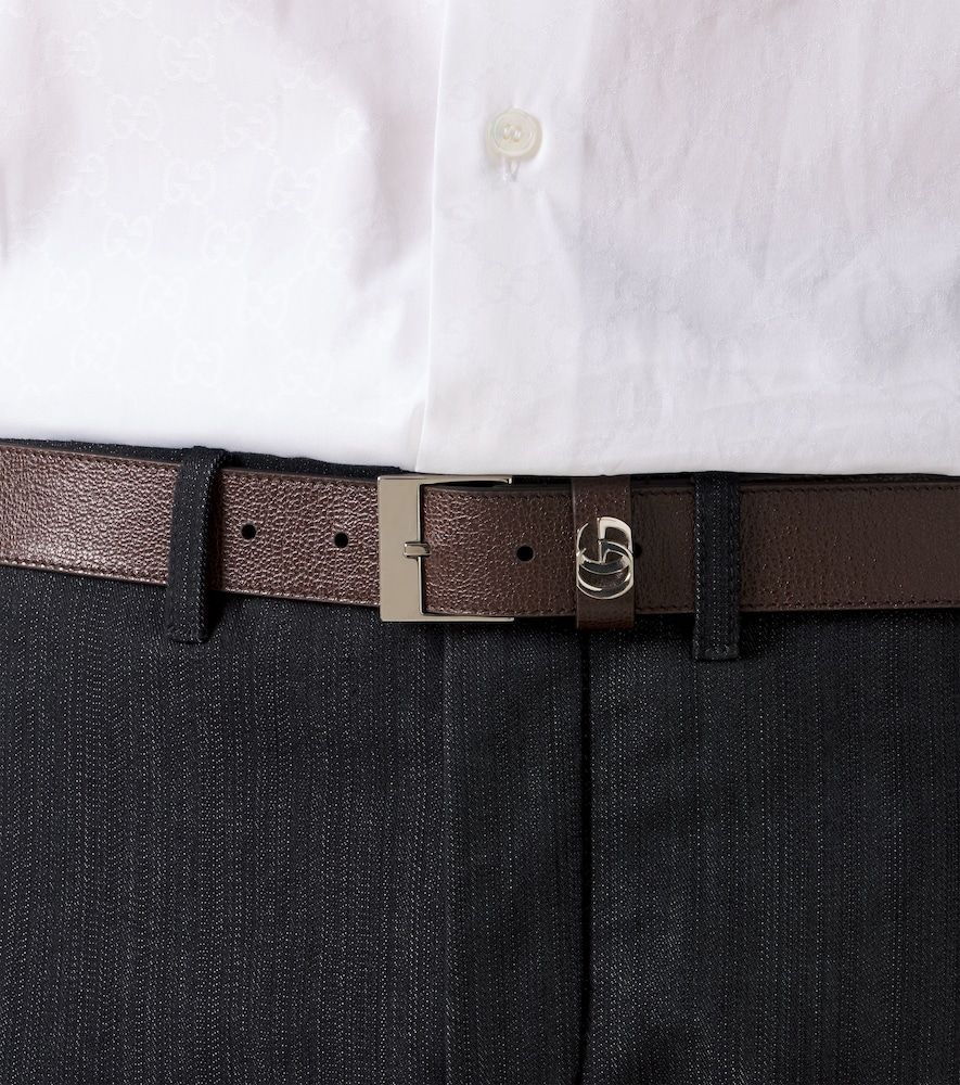 Gucci Gürtel Double G aus Leder - Gucci - Modalova