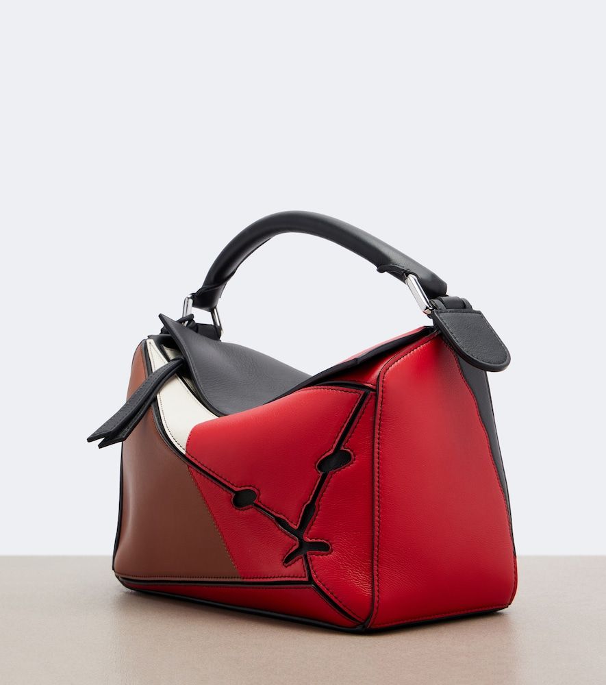 Bolso al hombro Puzzle Lion Intarsio Small de piel - Loewe - Modalova