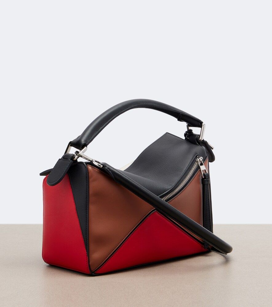 Bolso al hombro Puzzle Lion Intarsio Small de piel - Loewe - Modalova