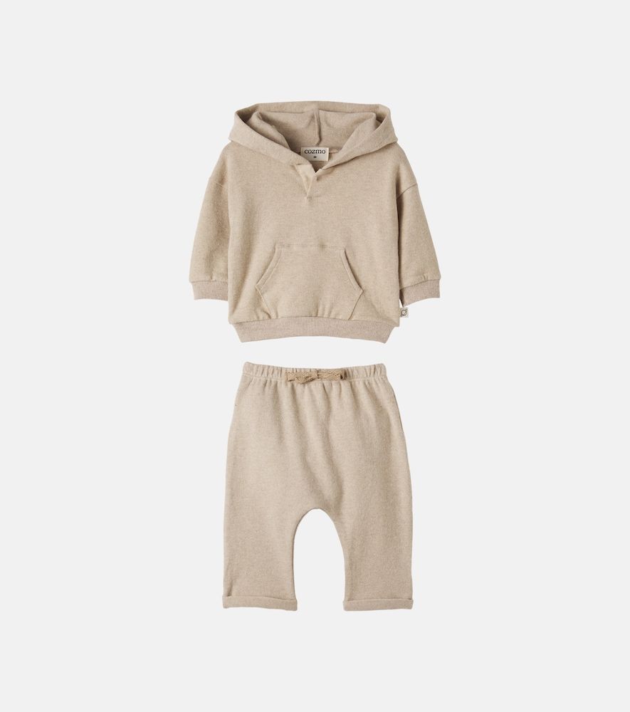 Bebé - Set de sudadera con capucha y pantalones en mezcla de algodón - Cozmo - Modalova