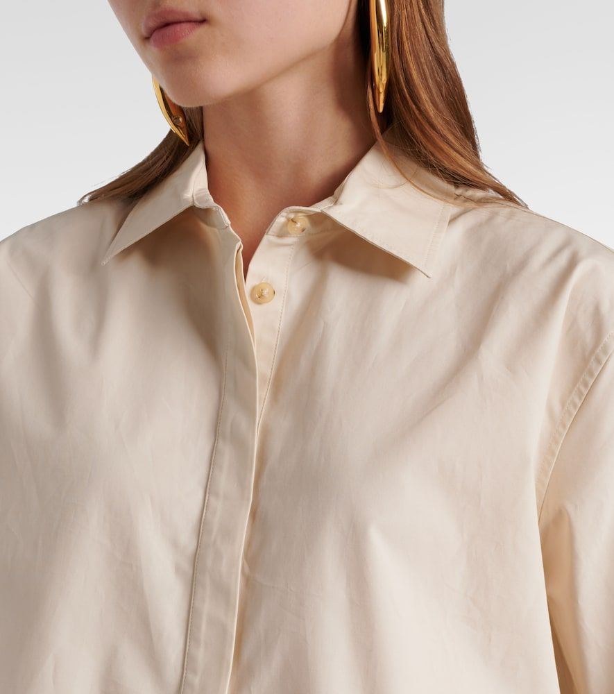 Camicia in cotone jacquard a righe - Toteme - Modalova