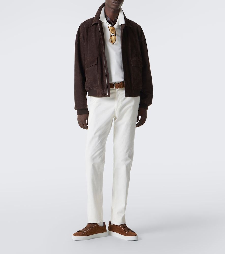 Suede sneakers - Ralph Lauren Purple Label - Modalova