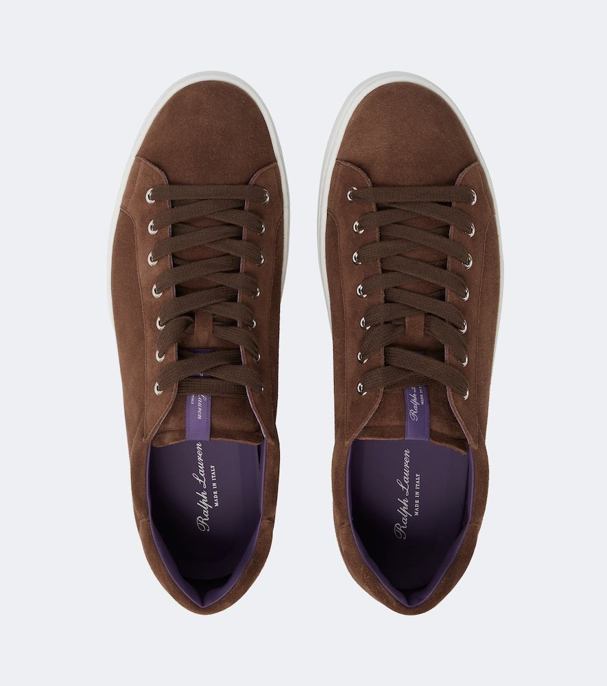 Suede sneakers - Ralph Lauren Purple Label - Modalova