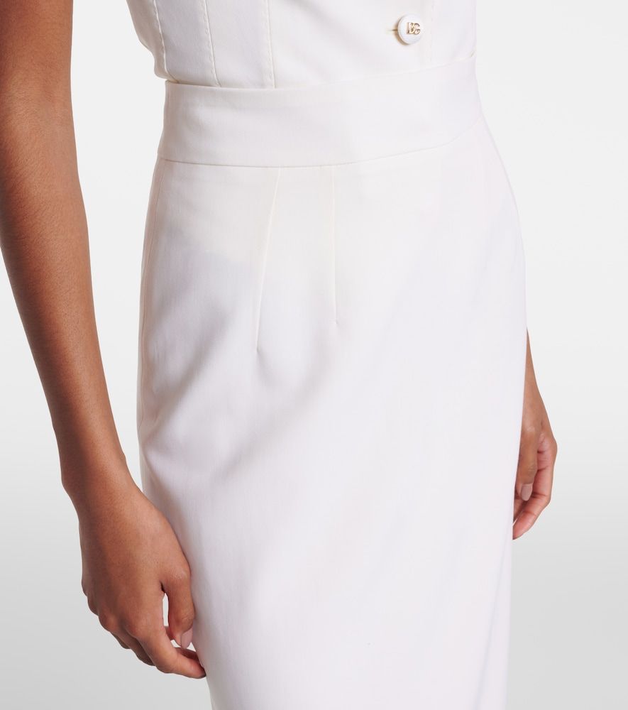 Wool-blend pencil skirt - Dolce&Gabbana - Modalova