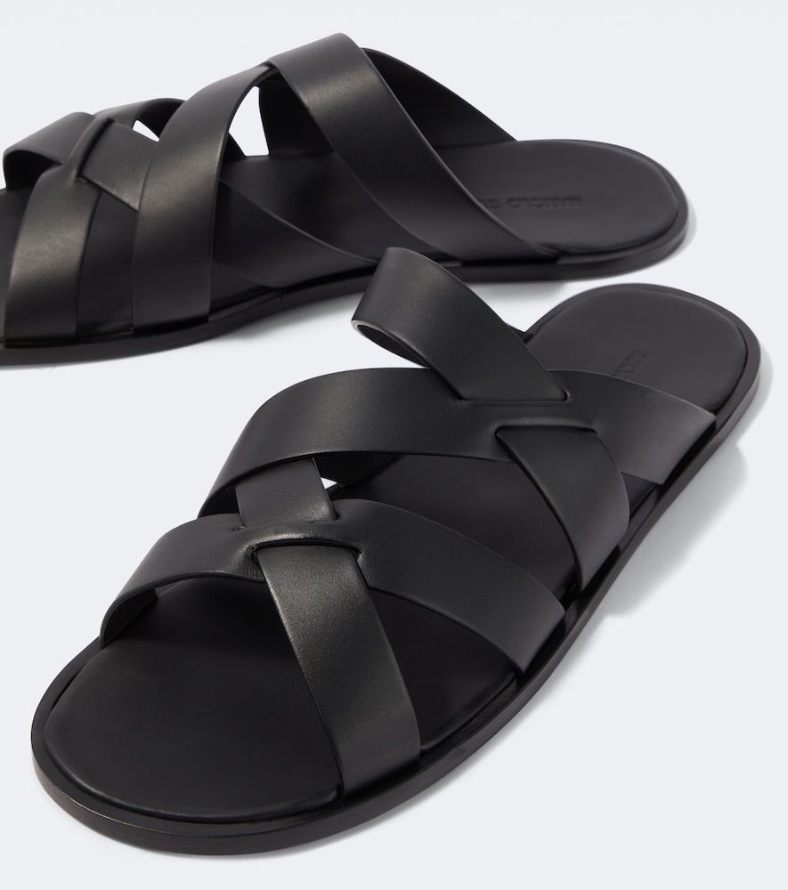 Sandalen Marvin aus Leder - Manolo Blahnik - Modalova