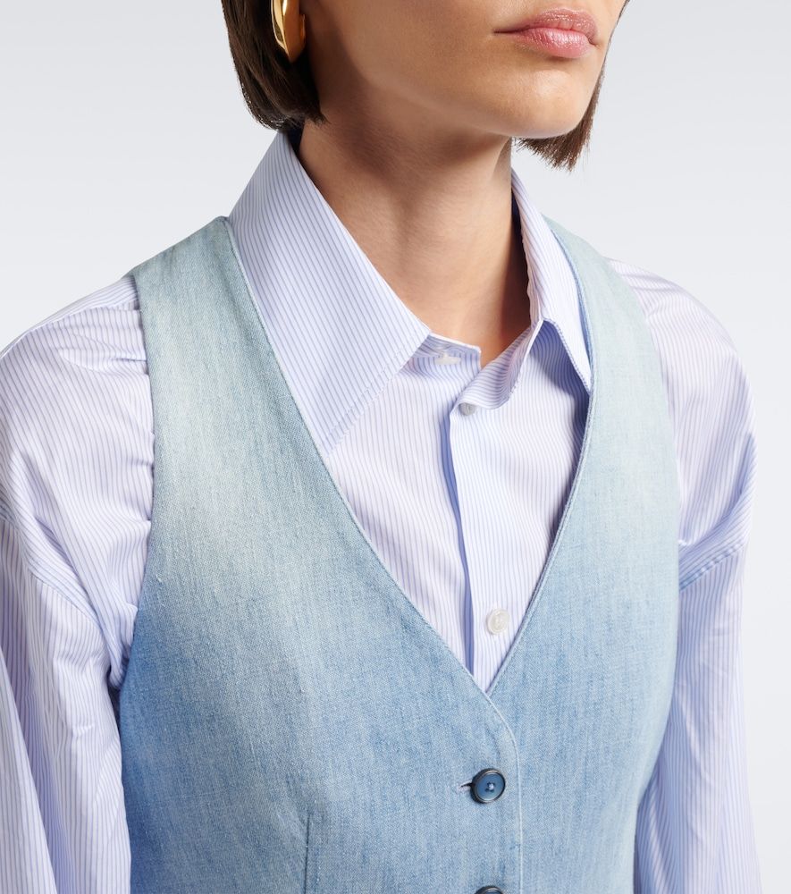 Weste aus Denim - Ralph Lauren Collection - Modalova