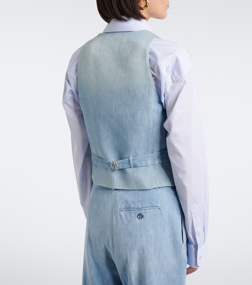 Weste aus Denim - Ralph Lauren Collection - Modalova