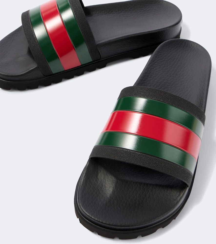Gucci Sandali Web Stripe - Gucci - Modalova